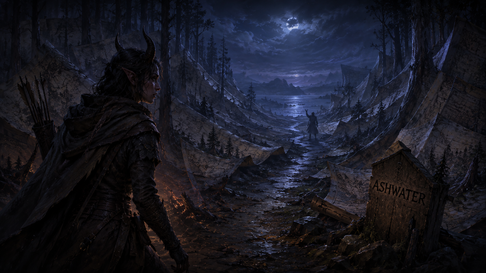 Nigh's vision of the lost forest.