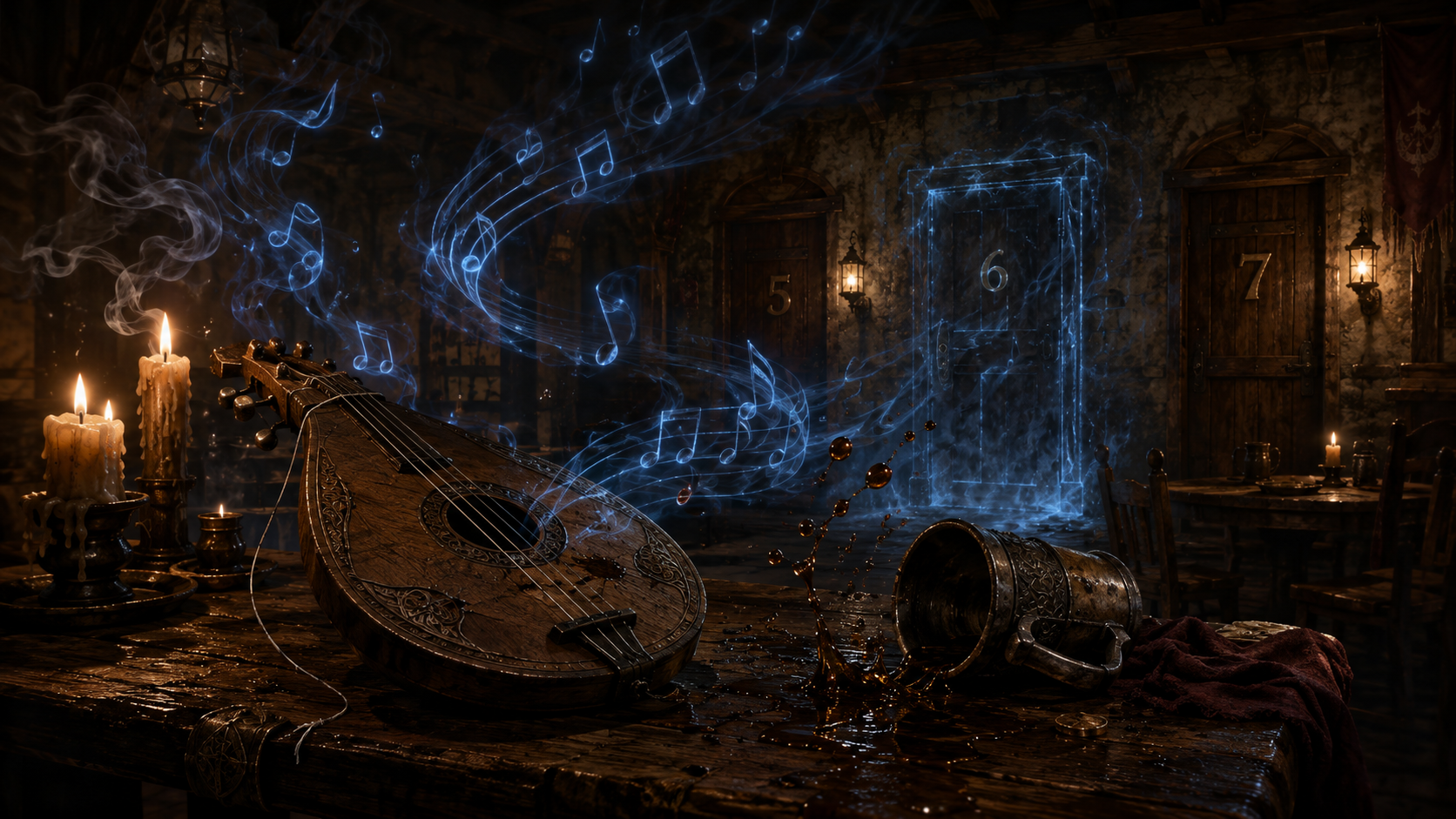 Mysterious Visions at the Bent Nail Inn