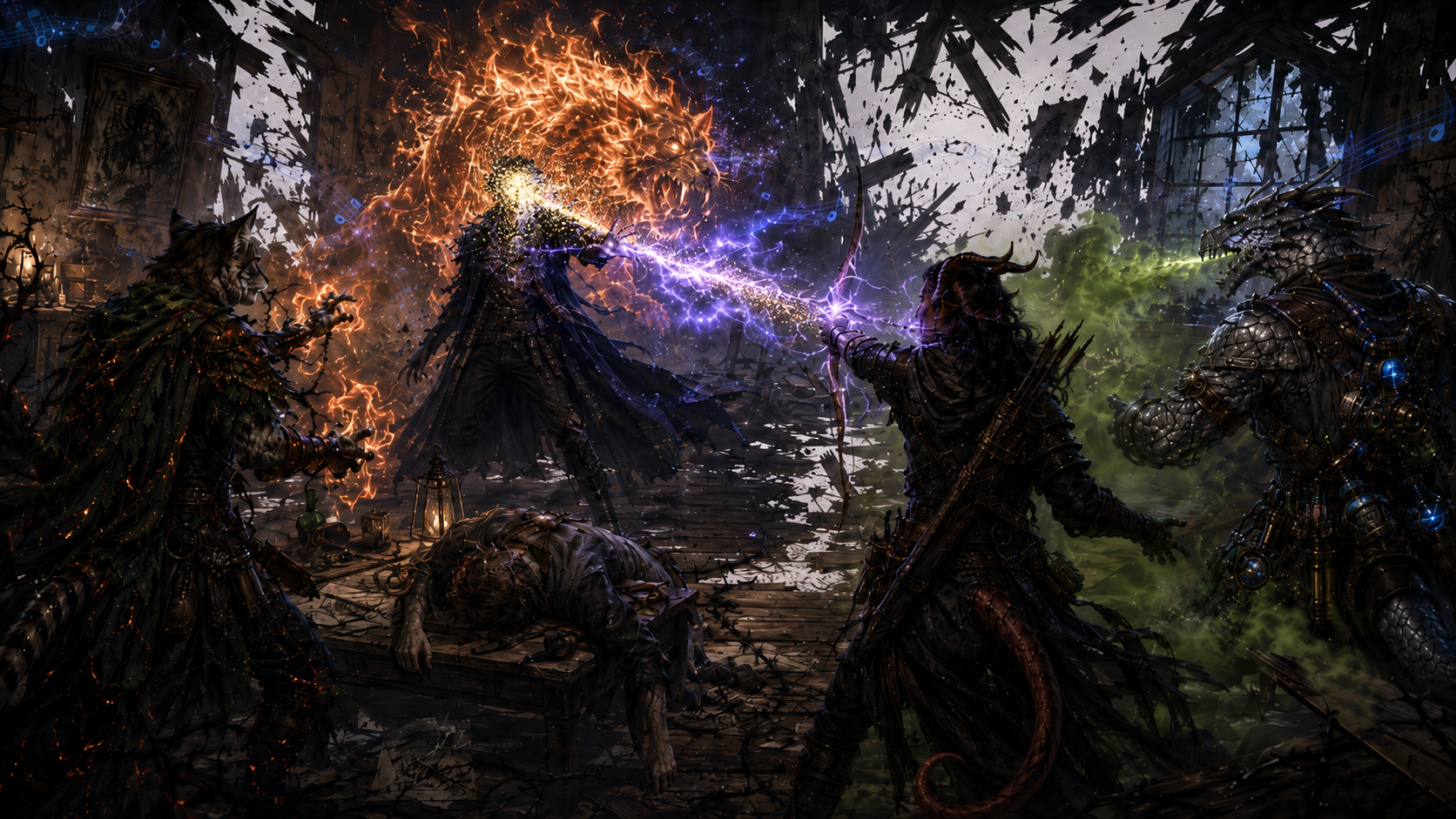 Combat with False Seren