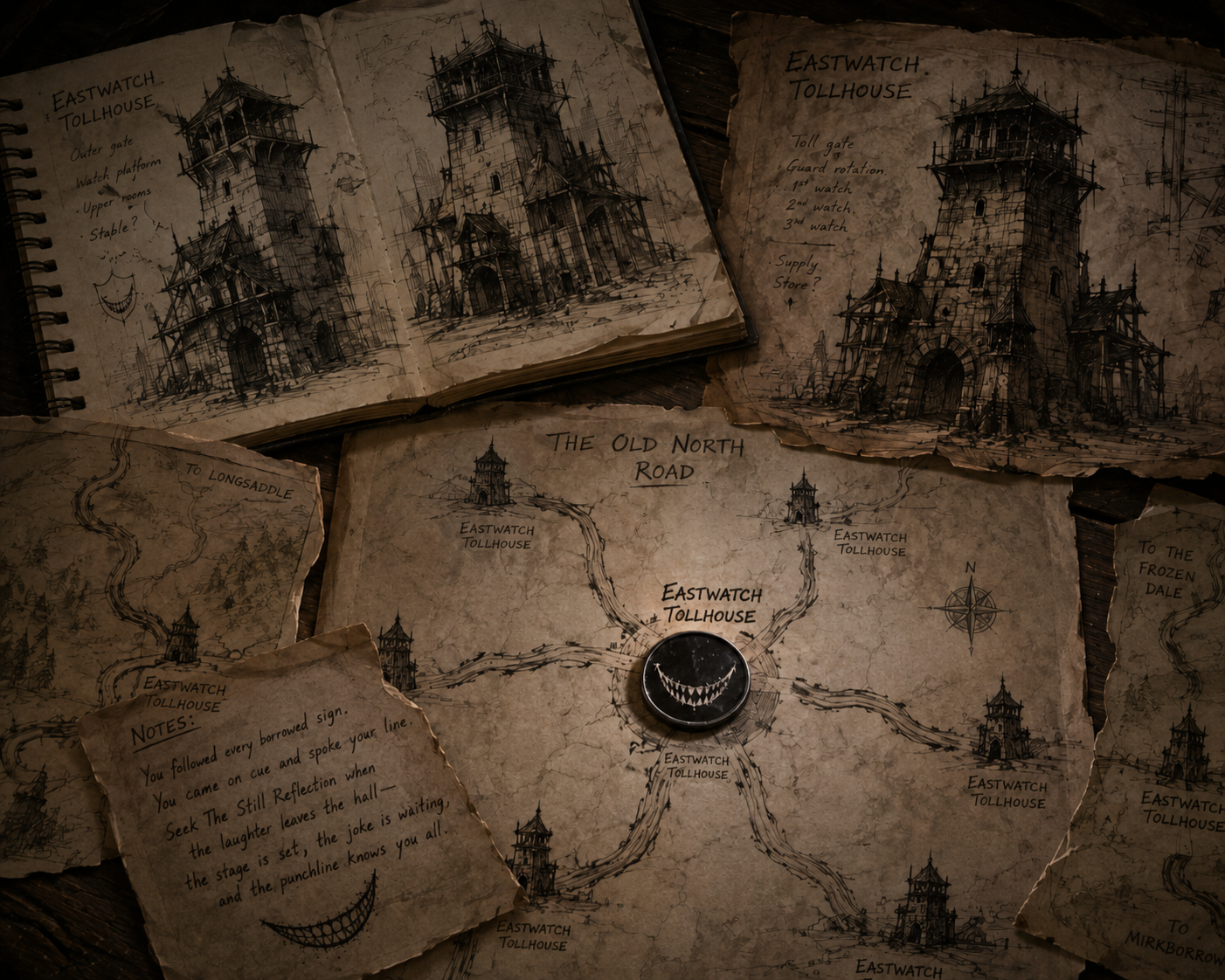 Eastwatch Tollhouse map